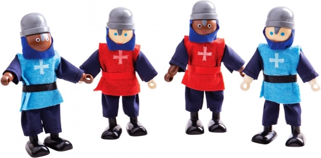 Bigjigs Toys srednjovjekovni vitezovi – set drvenih figurica