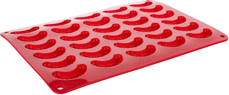 Silikonski kalup za kiflice Culinaria Red 30 kom