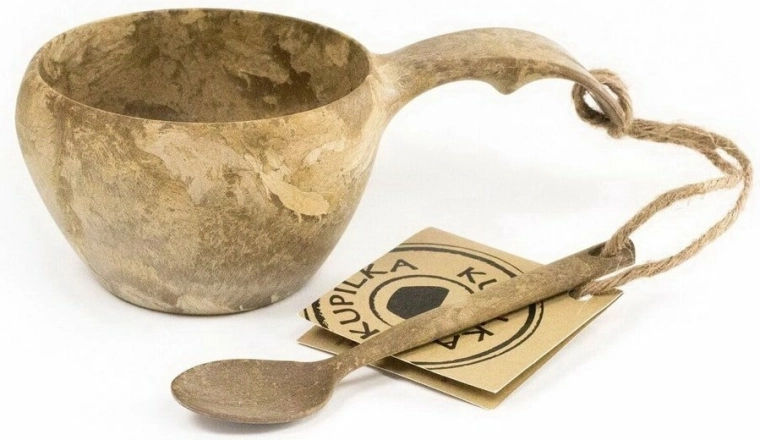 Kupilka 21 klasična šalica Brown s žličicom