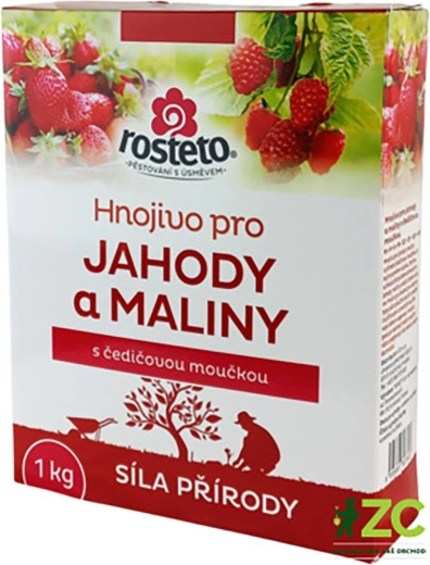 Gnojivo s bazaltnim brašnom za jagode i maline 1 kg ROSTETO