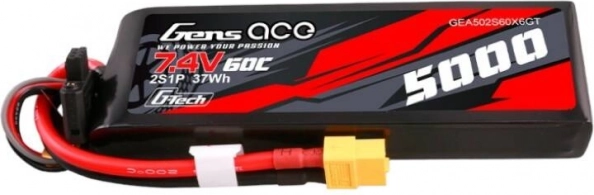 Gens Ace G-Tech 5000 mAh 7,4 V 60C LiPo 2S s XT60 konektorom