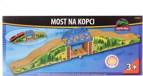 Vlakići Max most na brdu za drvene željezničke pruge