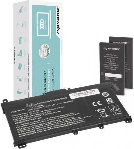 Movano baterija HW03XL za prijenosna računala HP 15-eg / 15-eh / 17-cn / 17-cp (4150 mAh, 47 Wh)