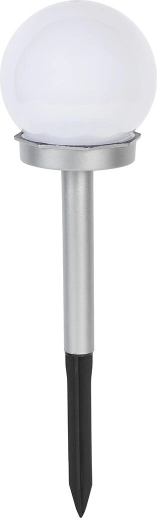 Solarna vrtna lampa kugla 10 cm s klinom i 1 LED, IP44