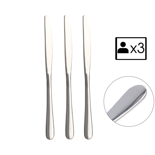 Set od 3 Classic noževa od nehrđajućeg čelika