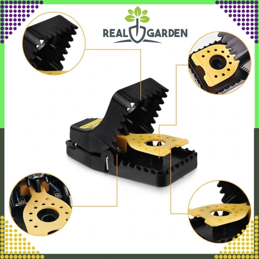 Set od 4 plastične klopke za miševe i štakore s giljotinskim mehanizmom