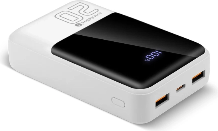 Power banka 20 000 mAh s brzim punjenjem 22,5 W, 2× USB-A i USB-C s LCD zaslonom