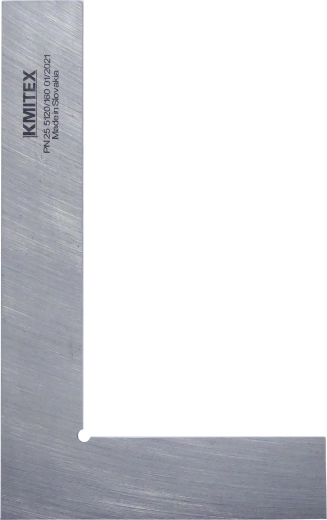 Ravni bravarski kutnik 250 × 160 mm Kmitex
