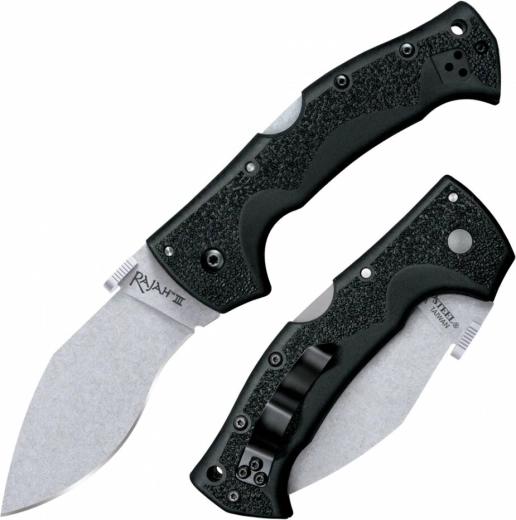 Cold Steel Rajah III džepni nož 8,9 cm stonewash crni Griv-Ex