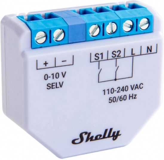 Shelly Plus 0-10V WiFi/Bluetooth svjetlosni dimmer