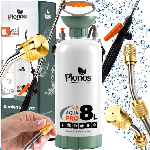 Ručni tlačni prskalica 8 l Plonos Aqua Pro