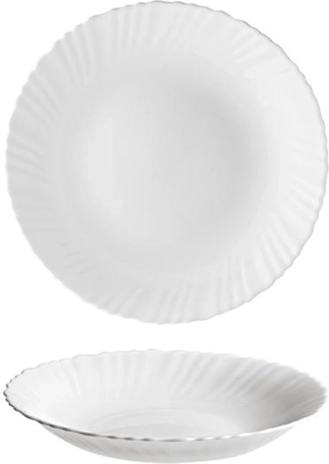 Duboki tanjur Titan 22 cm od opalnog stakla