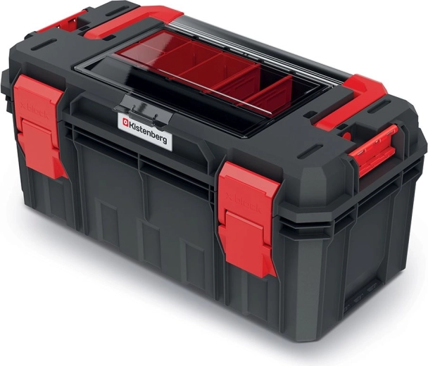 Kistenberg S Block Alu Log kovčeg za alat 550 × 280 × 264 mm s organizatorom i IP55
