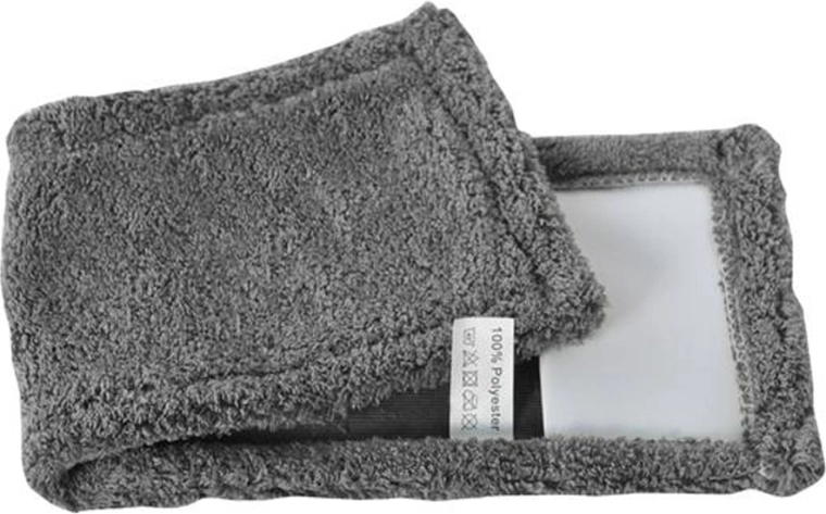 Zamjenska glava za ravni mop TORO, siva, mikrovlakno 42,5 × 13,5 cm