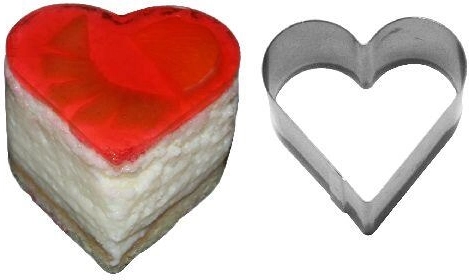 Kalup za izrezivanje kolačića srce Semifreddo
