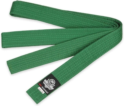 Zeleni pojas za kimono DBX Bushido OBI – 260 cm