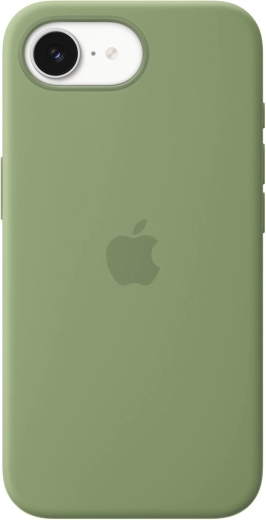Silikonska maskica s MagSafe za iPhone 17e – svijetlo mahovinasta
