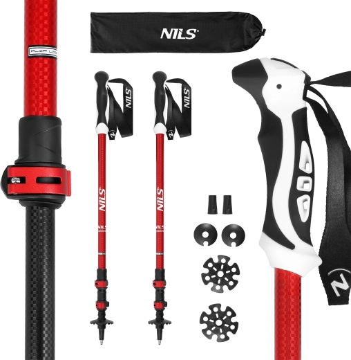 Trekking štapovi NILS TK8601 crveni