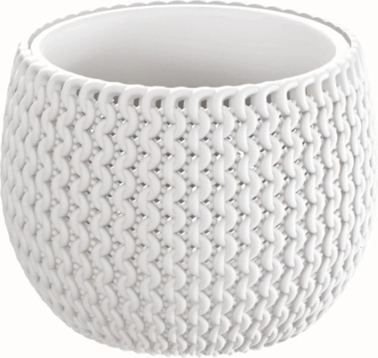 Lončanica Splofy Bowl s uloškom 18 cm bijela