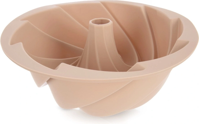Silikonski kalup za kuglof s dimnjakom 23,5 cm – bež
