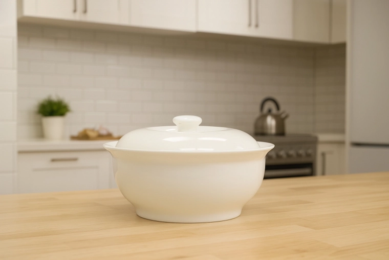 Porculanska zdjela s poklopcem 1,5 l