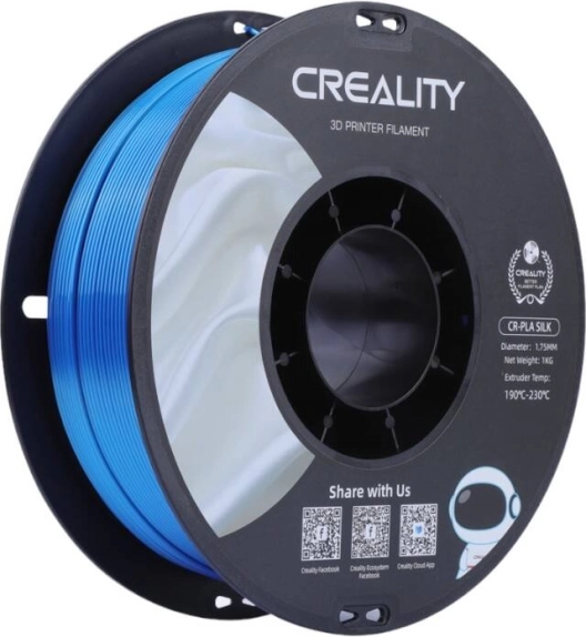 Creality CR-PLA Silk filament 1,75 mm plava