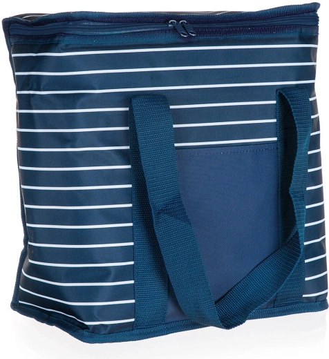 Hladna torba NICE 20 l navy pruge