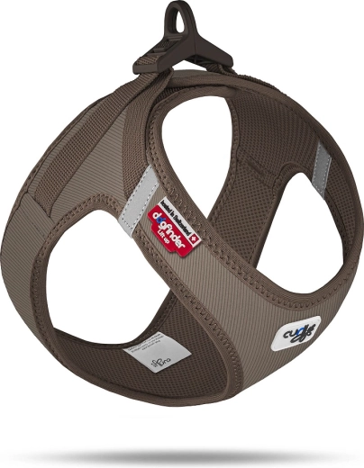 Curli kordurojni pojas za pse s kopčom Brown 2XS (2–4 kg)