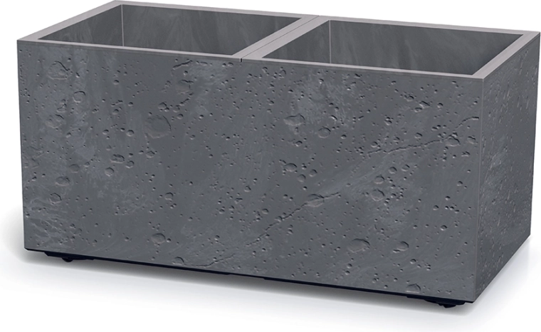 Žardinijera Sierra Case s betonskim efektom 77 cm marengo