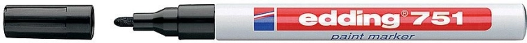 Lak marker Edding 751 crni