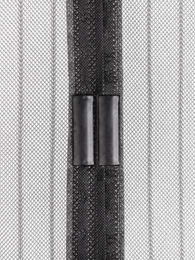 Magnetska mreža protiv insekata za vrata 100 × 210 cm, crna