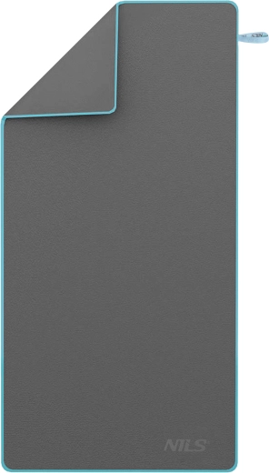 Mikrovlaknasti ručnik NILS NCR13 tamnosivi/plavi