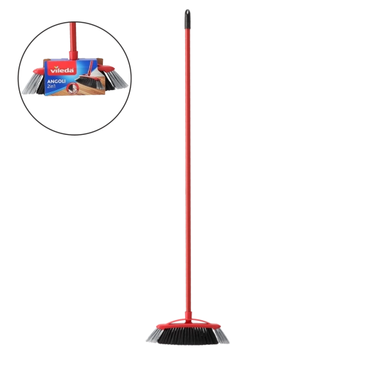 Profilirana metla Vileda Angoli 2u1 s drškom 130 cm