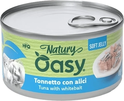 Oasy Natury Soft Jelly – tuna s inćunima 85 g