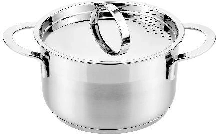 Nerezni lonac s poklopom 20 cm 3,6 l CASSIDA New Line za indukciju