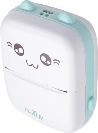 Maxlife MXTP-100 Blue prijenosni Bluetooth termalni pisač, plavi