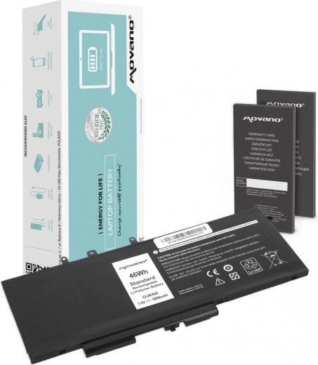 Baterija Movano za Dell Latitude 5280/5480/5490/5590 6000 mAh (46 Wh)