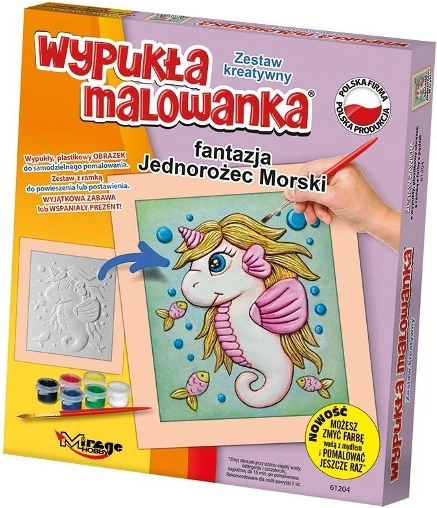 Reljefno slikanje Fantazija – narval od Mirage Hobby