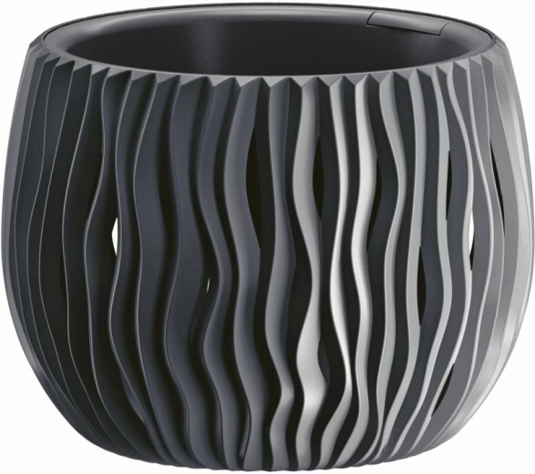Lončanica Sandy Bowl s uloškom 18 cm antracit