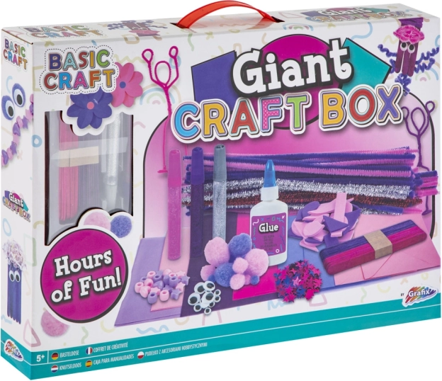Basic Craft veliki ružičasti kreativni box