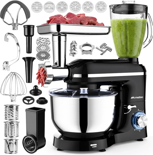 MalTec kuhinjski robot MaltecChef 5000W s blenderom i mlinom za meso
