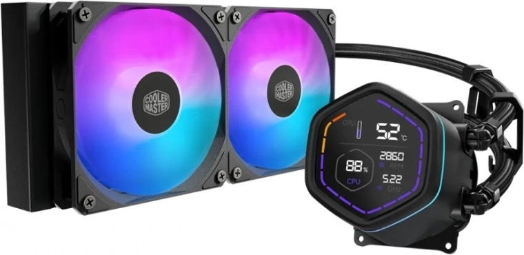 Cooler Master MasterLiquid Core Nex Digital 240 ARGB crno vodeno hlađenje CPU-a