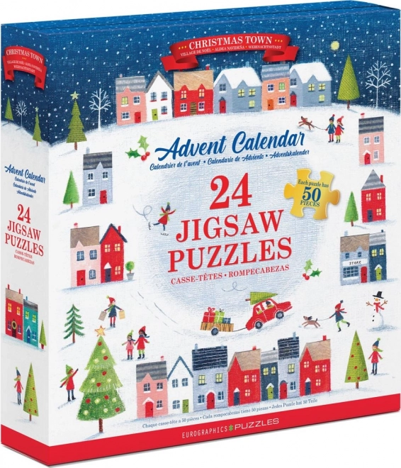 Eurographics puzzle adventski kalendar – Božićni grad