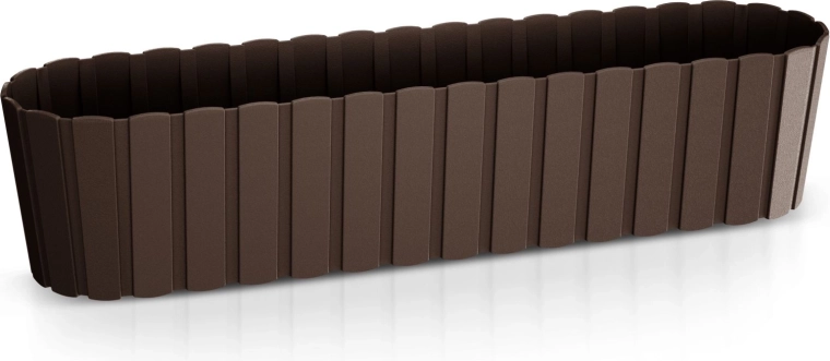 Plastična žardinjera Boardee Case 58,7 cm smeđa