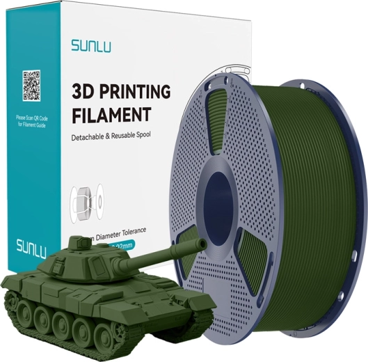 Sunlu PLA+ brzi filament 1,75 mm – maslinasta
