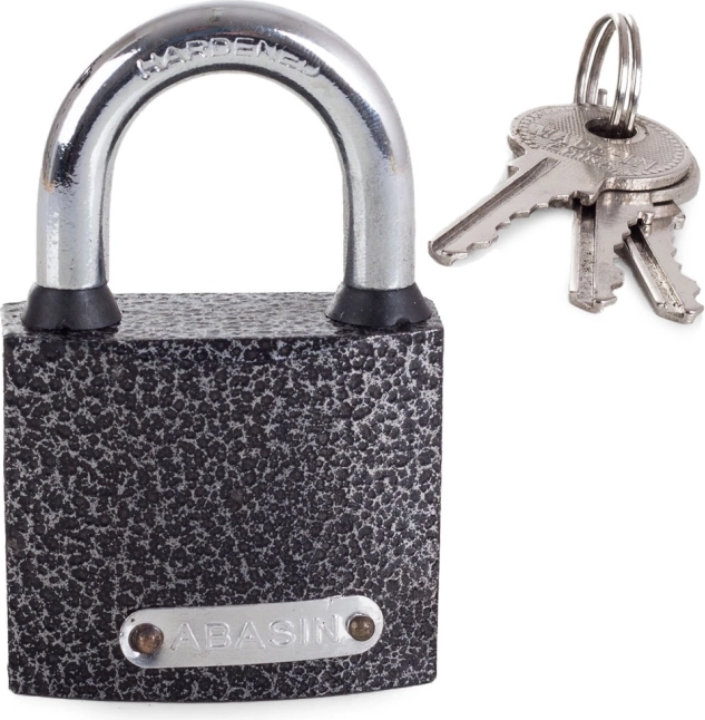 Lokot 50 mm s kaljenim lukom i 3 ključa