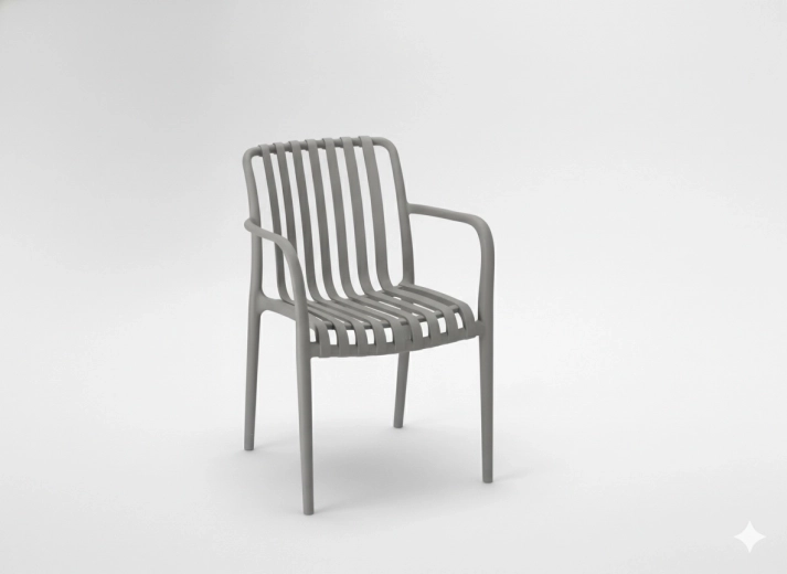 Vrtna stolica siva s UV filtrom