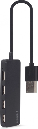 USB hub 2.0 s 4 priključka, crni