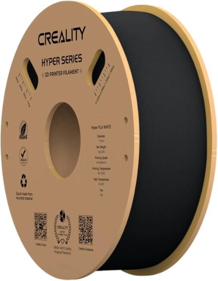 Filament Creality Hyper PLA, crni, 1,75 mm, 1 kg