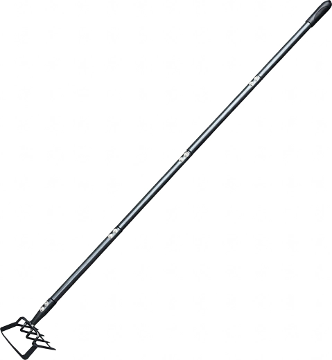 Vrtna motika i grablje s metalnom drškom 160 cm, 4-dijelna s kandžama